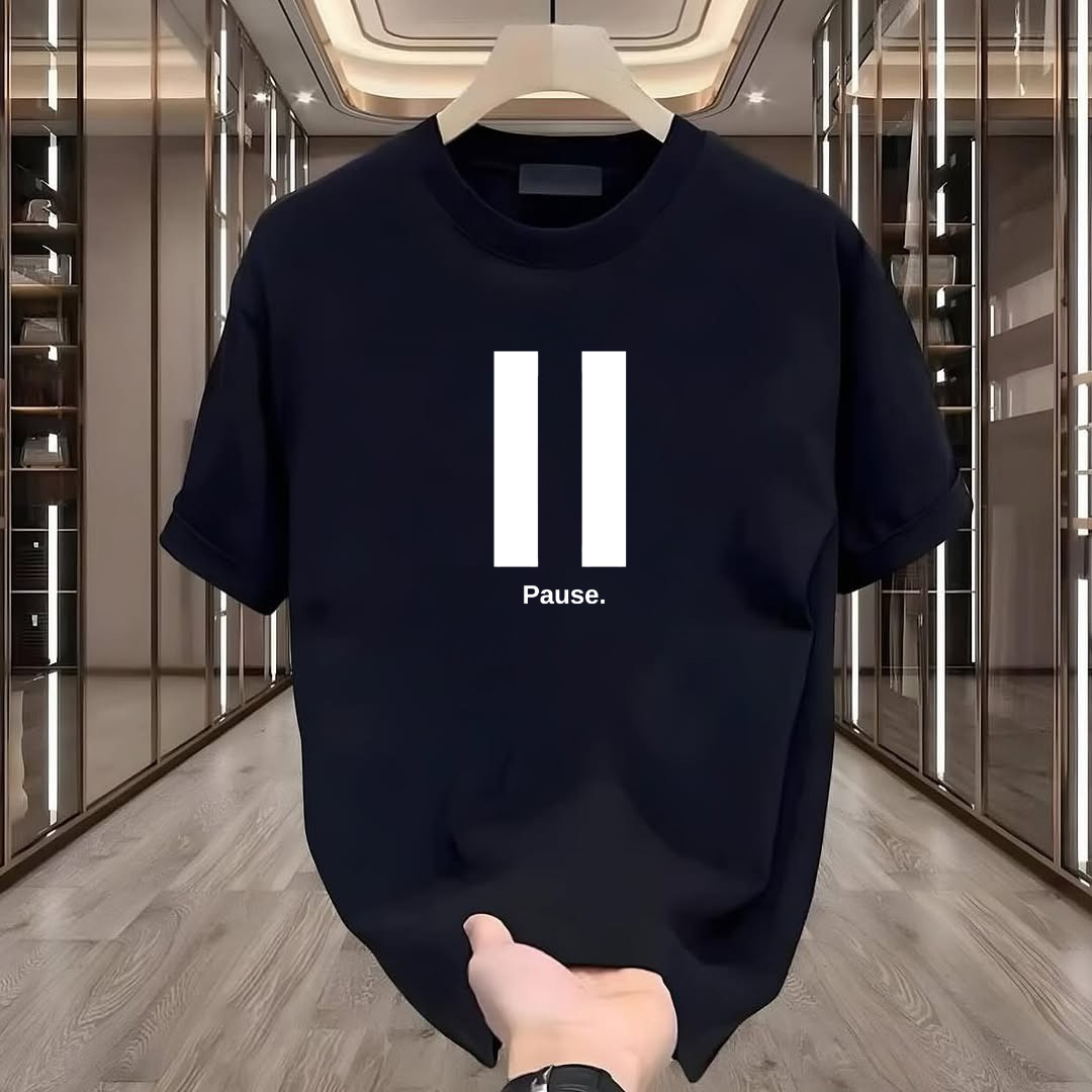 Pause Printed T-Shirt