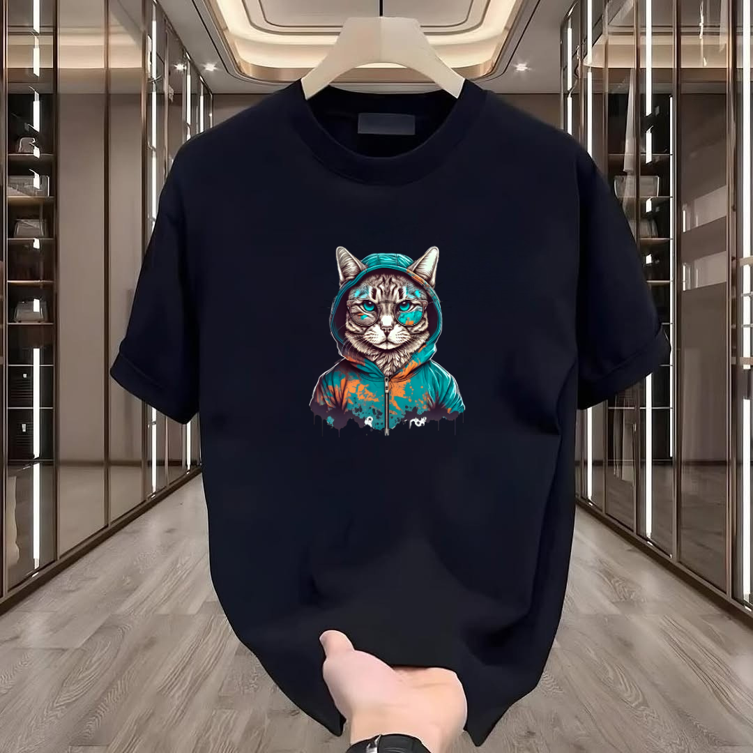 Cat Printed Tshirt
