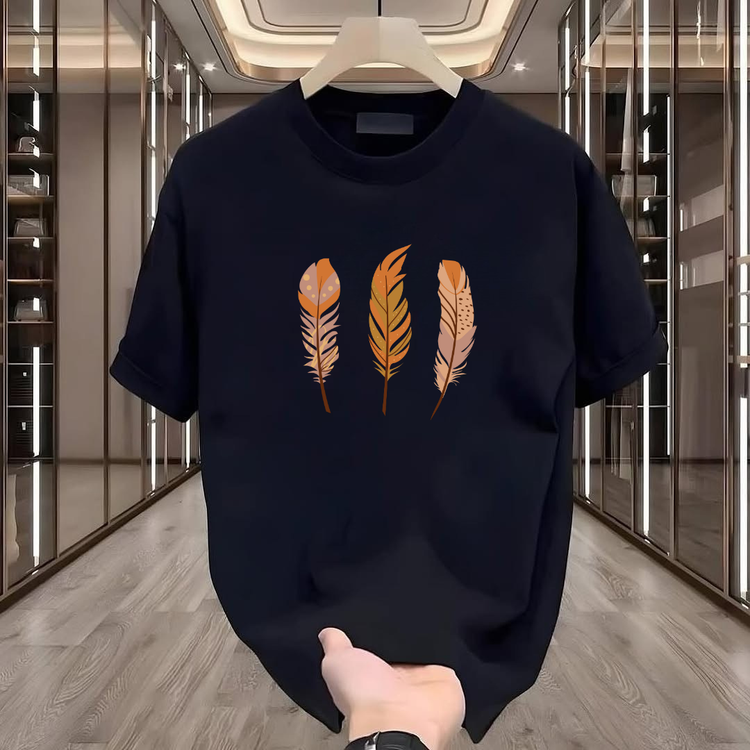Leaf Printed T-Shirt