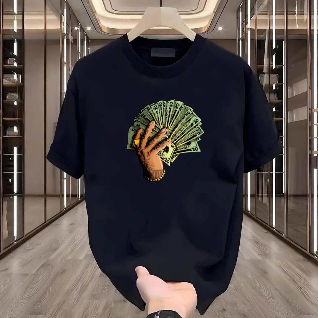 Money Printed T-Shirt