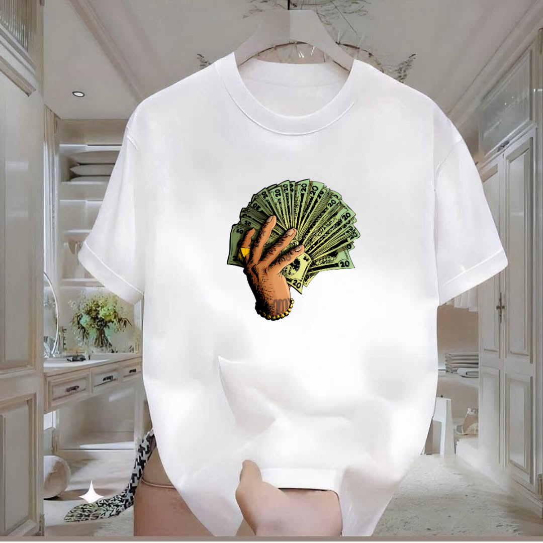 Money Printed T-Shirt