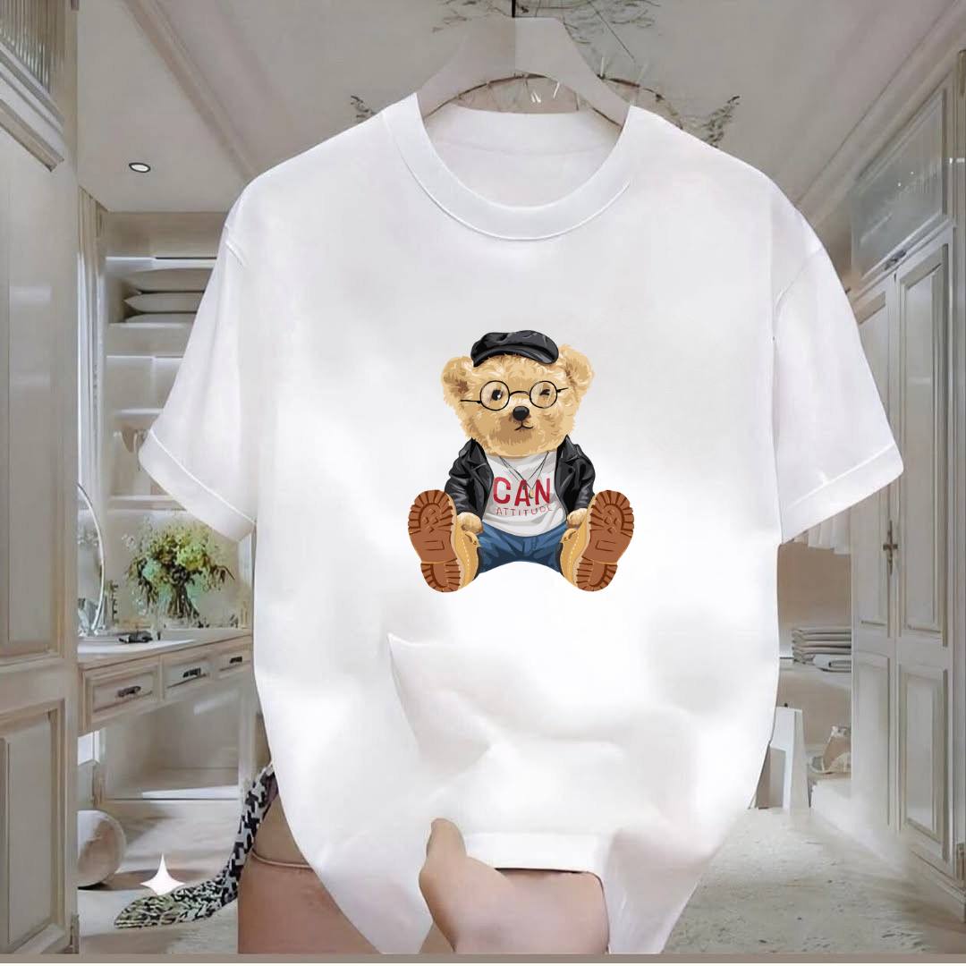 Can Bear Printed Tshirt
