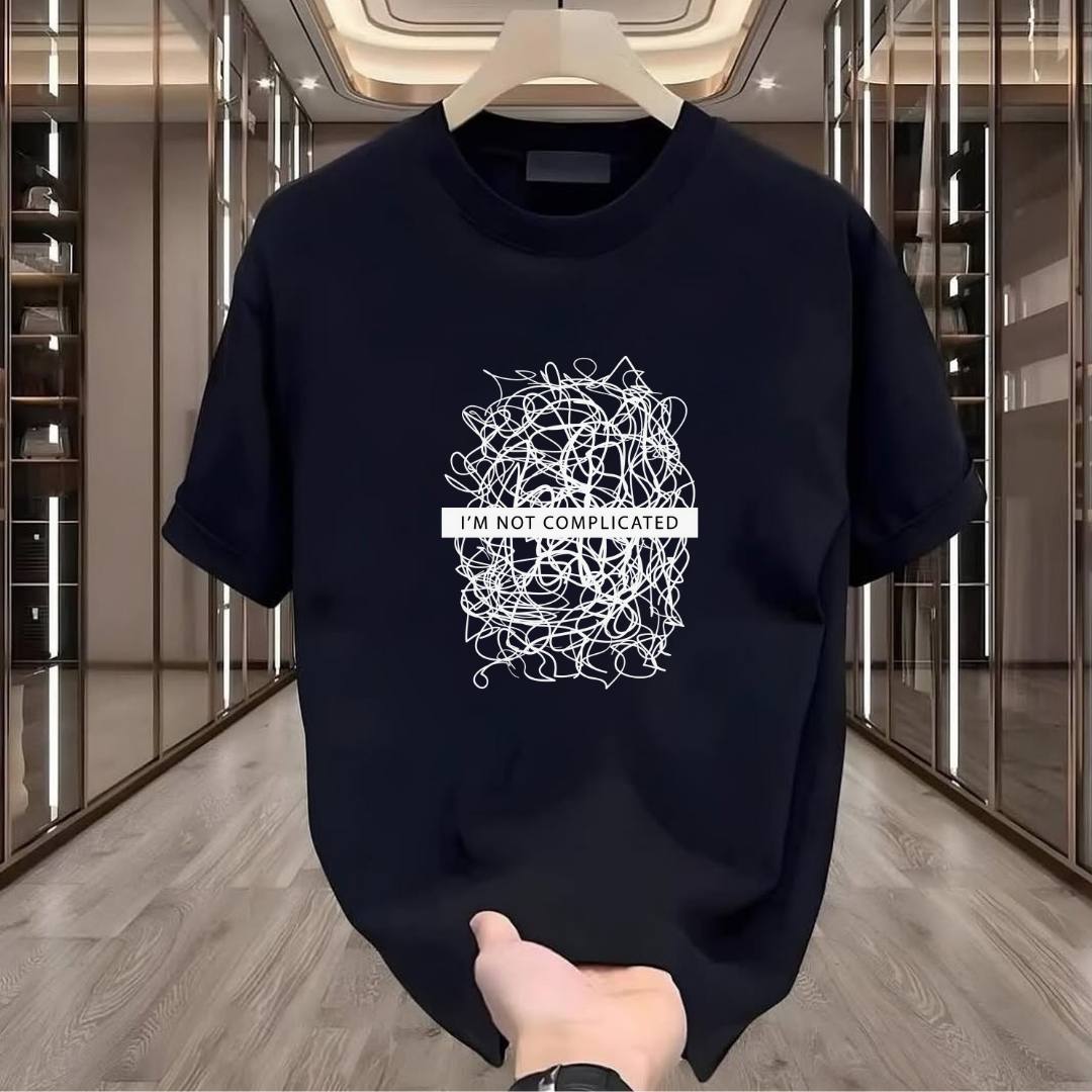I'm Not Complicated Printed Tshirt